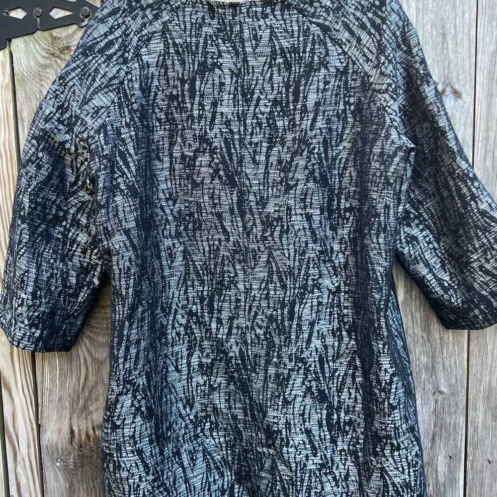 MICHAEL KORS Long Black and Gray Lined Blazer Jacket Women’s XL